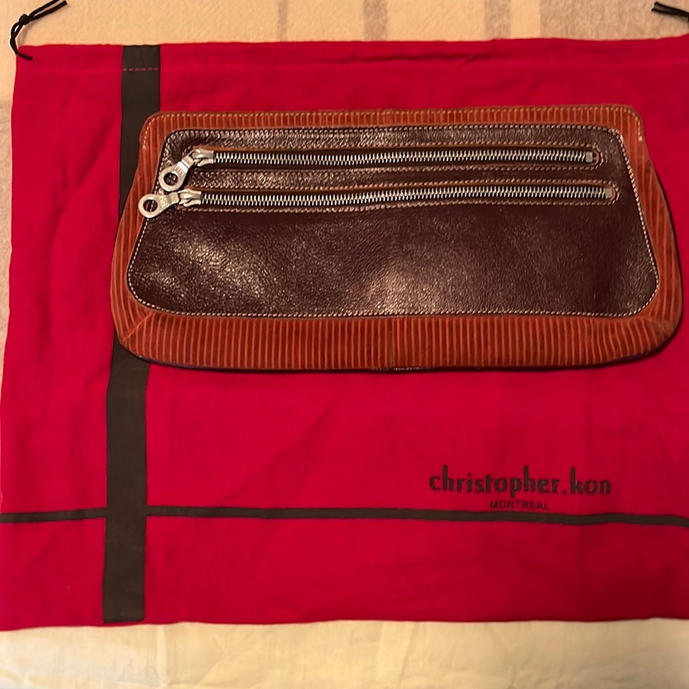 Christopher Kon corduroy clutch